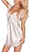 Produktbild Dkaren-Nachtwäsche Damen Negligee aus Satin KLARA XL / Ekri