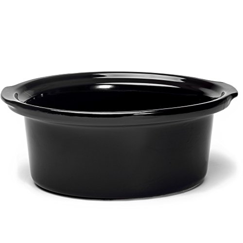 Andrew James – 6,5 Liter Premium Schongarer In Schwarz – Mit Sicherheitsglas Und Entnehmbarer, Innerer Keramikschüssel – 3 Temperaturstufen - 6