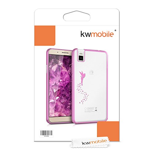 kwmobile Funda para Huawei ShotX - Carcasa Trasera de TPU con dise o de Hada en Rosa Fucsia Transparente reviews kwmobile Funda para Huawei ShotX - Carcasa Trasera de TPU con dise o de Hada en Rosa Fucsia Transparente