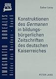Image de Konstruktionen des «Germanen» in bildungsbürgerlichen Zeitschriften des deutschen Kaiserreiches (