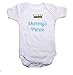 Personalised Prince & Crown Girls Baby Grow/Vest Baby Shower Gift Add Any Name