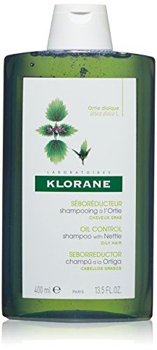 Klorane Shampoo with Nettle Mujeres No profesional Champú 400ml - Champues (Mujeres, No profesional, Champú, Cabello graso, 400 ml, Voluminizadora)