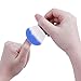 Elite99 Convenient Colourful Nail Remover Brush for Acrylic & UV Gel Polish Nail Art Decor Dust Powder Cleaner or Cosmetic Face Brush Make-up Manicure Foundation Blue