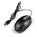 Produktbild Schwarz Mini LED Optische Maus Computermouse PC Mouse Computermaus Laptop Maus