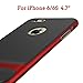 Price comparison product image ROCK iPhone 6s Case iPhone 6 Case 4.7inch Impact-Resistant Hard Bumper Protective Case Cover Ultra Thin Durable Protection Shell for Apple iPhone 6/6s (Red)