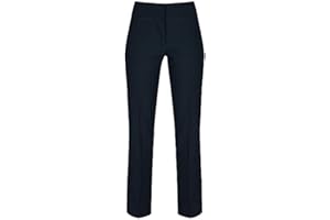Trutex Senior Girls' School Trousers Slim Leg Twin Pocket Comfort Stretch Fit (10-16+ Years - Short, Regular and Long Length Sizes)
