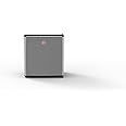Hoover 62L Single Door Compact Refrigerator with Freezer Compartment - Mechanical Control, Adjustable Thermostat, Security Lock, 1 Removable Shelf, Defrost Feature, 1 Year Warranty, Silver - HSD-K62-S