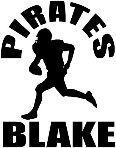 Personalized Football Decal , Custom Football Sticker for Players and Football Mom and Dad