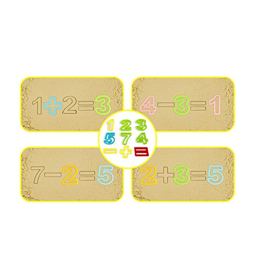 Zhuhaitf set of 15/26 Beach Sand Number Letters Mould Summer Outdoor Playing Toys Summer Beach Fun Activity