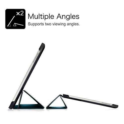 Fintie Samsung Galaxy Tab 4 10.1 Hülle Case – Ultra Schlank Superleicht Ständer Smart Shell Cover Schutzhülle Etui Tasche mit Auto Schlaf / Wach Funktion für Samsung Galaxy Tab 4 10.1 SM-T530 SM-T535 (nicht geeignet für Samsung Galaxy Tab 3 10.1), Marineblau - 6