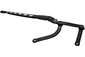 TEMPROAD Bras d'essuie-glace avant droit compatible avec BMW Série 5 et 6 E60 E61 E63 E64 61617185366