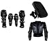 Auto Pearl Premium Quality Bike Accessories Combo of AXO Motorcycle Racing Rider Elbow And Knee Guard Pads Protector Gear Black. & Waterproof Bikes/Bicycle Handlebar Mount Holder Case(Upto 5. 5 inches) For Cell Phone. & Fox Riding Gear Body Armor Protective Jacket For Bike - Black -Large. RS.2383.00