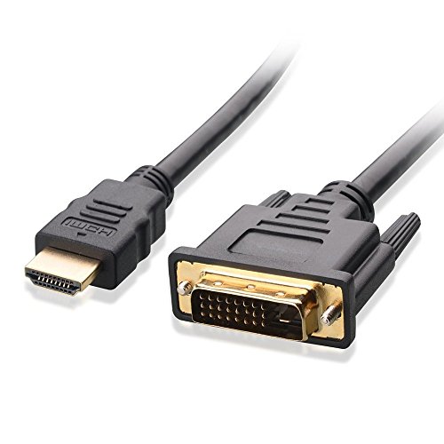 Ukelove HDMI auf DVI High Speed Adapter Kabel HDTV bis zu 1080P Full HD 3D Ready vergoldete Kontakte (6 Feet/ 1.8m) - 5
