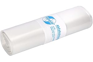 deiss Premium 19706 bolsas de residuos, 575 mm x 1000 mm x 0,06 mm, rollo de 25 Pro, Transparente