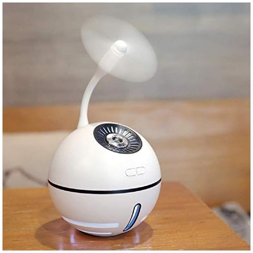 SHOPPOSTREET Space Ball Portable USB Humidifier Multifunction LED Lights, Mobile Power Air Purifier Freshener with fan and light for Car and Office - Image 4