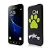 Produktbild MIRACULOUS mrj3001 Schutzhülle Rückseite mit Motiv Katze für Samsung J3 2017 0,7 mm schwarz