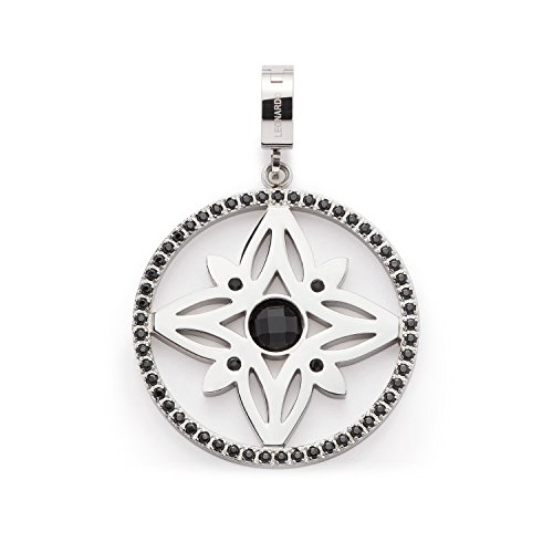 Preisvergleich Produktbild Leonardo Jewels Damen Anhänger Darlin's Joanna Edelstahl Glas schwarz 016393