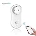 Produktbild Wifi Smart Steckdose Alexa Smart Plug Wlan Intelligente Funksteckdose funktioniert mit Amazon Alexa (Echo, Echo Dot), App Steuerung für Google Home, iOS und Android Smartphones