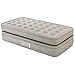 Produktbild Aerobed Luftbett Luxury Collection Raised Single Luftmatratze selbstaufblasend eine Person, Velour Gästebett mit aufschraubbarer elektrischer Pumpe, 100 x 200 x 54 cm, max. 136 kg