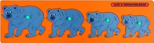 Little Genius Bear Seriation Big with Knob, Multi Color