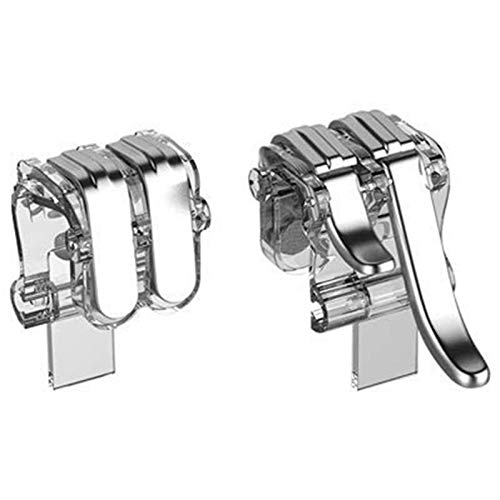 Preisvergleich Produktbild REFURBISHHOUSE Handy Game Controller Joystick Gamepad, Joypad Feuer Button Kompatibel Mit Pubg Für Android Ios (Verstellbarer Clip, Spiel Mit 6 Fingern)