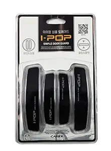 AUTO CAR WINNER DG-IP-01 I-POP Black Car Door Guard CAR I Black Door Set of & Cycle (Pair of 4)