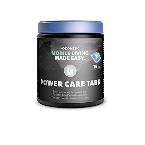 Dometic Power Care Toilet Tabs, Blue, 16 per Tub