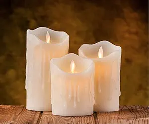 Auslese Realistic Swing Wave Port Flameless Flickering Electronic Candle LED