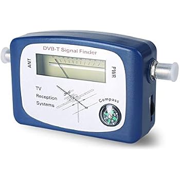 Détecteur De Signal Antenne TV Numérique DVB-T – Gamme 170-860 MHz – Avec Buzzer Et Indicateur – Pour Installation Et Réglage Antenne