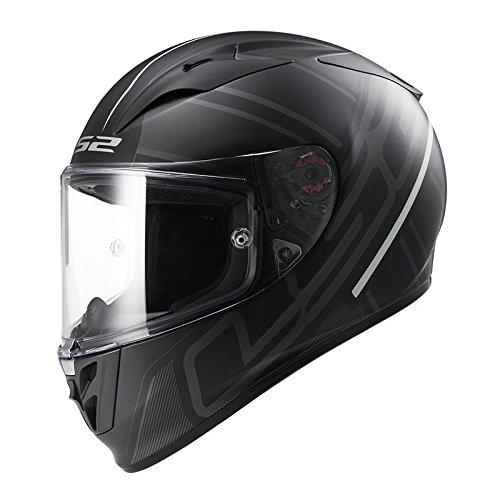 LS2 Herren Motorradhelm - Mit Integriertem Sonnenvisier & Pinlock, Kratzfestes Visier
