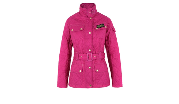 barbour jacket pink