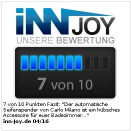 Carlo Milano Automatischer Seifenspender mit IR-Sensor, 400 ml - 5