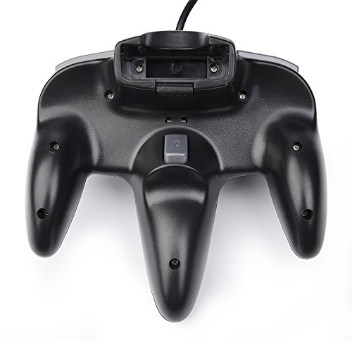 iNNEXT 2x USB para Nintendo 64 N64 Control Gamepad Joystic Mando de juegos para PC Mac Windows  Noir x2 