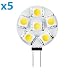 Produktbild parlat G4 LED Stecklampe 1,5W =8W 70lm 110° 12V AC warm-weiß, 5 Stk.