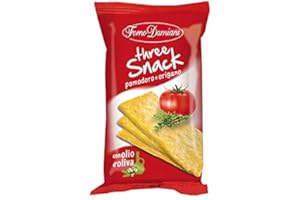 REGGIANA DISTRIBUTORI Croccantelle Bruschette Schiacciatine FORNO DAMIANI Aperitivo Salato all'Italiana - Scatole da 25 Pezzi - (Three Snack Pizza)