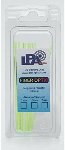 Fiber Optic Blister - 1 Meter of Green F/O ø 1,5 mm