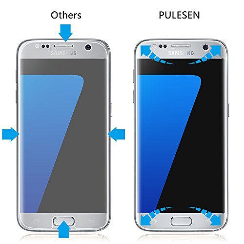 Galaxy S7 de Pantalla PULESEN 3-PACK No vidrio Protector de pantalla para Samsung Galaxy S7 borde a borde y extrema claridad invisible protecci n Galaxy S7 de Pantalla PULESEN 3-PACK No vidrio Protector de pantalla para Samsung Galaxy S7 borde a borde y extrema claridad invisible protecci n