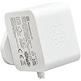 Raspberry Pi 5 Official 27W USB-C Power Supply - White Colour