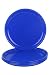 Day2Day Forever Royal Blue Microwave Safe Dinner Plates Set Pack Of 6 (27X27X2 Cm) RS.420.00