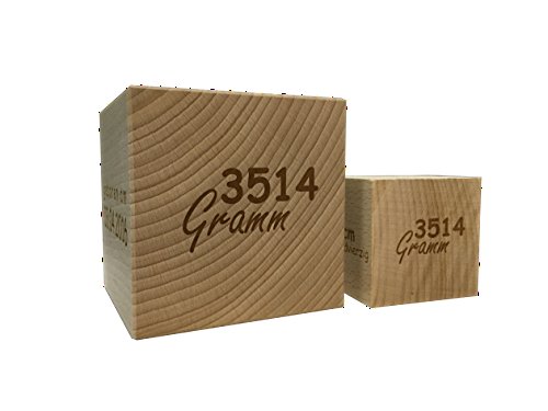 Holzwürfel Geburt mit eingravierten Daten des Babys – ein schönes Geschenk zur Geburt - 2