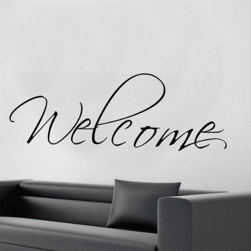 Welcome ...Wallsticker Wallart AFC1 -LARGE -SIZE 120cm x 40cm -Black