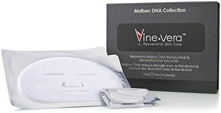 Vine Vera Resveratrol Malbec DNA Biology Mask & Resveratrol DNA Eye Mask