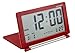 Produktbild Wanduhr Desktop-Digital 800 Reisewecker Snooze Ultradünn Mini weckt ELECTRONIQUE Endschalldämpfer Alarm Clock LCD Digital großes Display Kalender Thermometer mit 24/12 Stunden Konvertierung rot