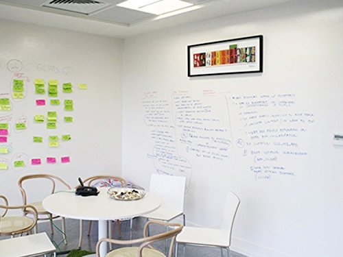 Pizarra Adhesiva Blanca Papel de Pizarra para Pared Removible para la Escuela  Oficina  Casa  45X200CM