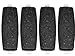 Produktbild JZK® 4 Tlg. 4er-Pack Ersatzrollen Kompatibel Ersatzrollen fuer die Scholl Velvet Smooth, kompatible Velvet Smooth Express Pedi Ersatzrollen