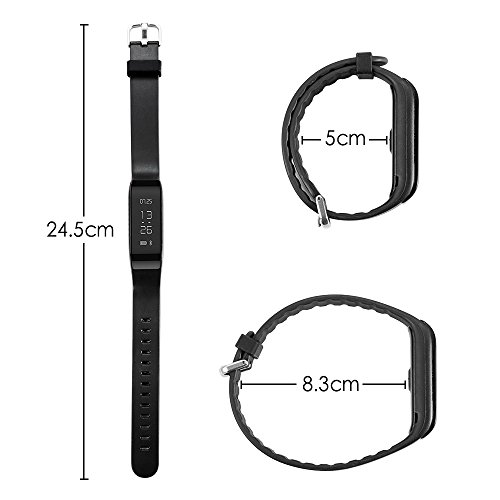 Riversong WaveFit Fitness Armband, Fitness Tracker, Aktivitätstracker für Android und IOS, Sport Uhr mit Schrittzähler, Kalorienzähler, Herzfrequenz-Anzeige, Schlaf-Monitor, Wecker, Neu Version - 8