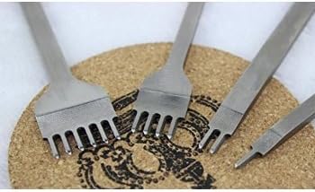 Leather Craft Tools Hole Punch Tool Set with Four 4 mm