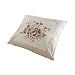 Produktbild Just Contempo Bettwäsche-Set, mit Bettbezug/Kissen/Bettdecke/Vorhängen, Blumenmotiv, im Landhausstil, Polycotton, Rosa (Rot/Beige/cremefarben), Kissenhülle - 43 x 43 cm