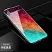 Produktbild GUYISJK iPhone-Handyhülle Mobile Shell Apple XS Max Leopard Paare Handy Taschen Lustig Zeigt Liebe Tropfen Glas Persönlichkeit Kreative Phone Case, Rainbow Country (Apple X Glas)
