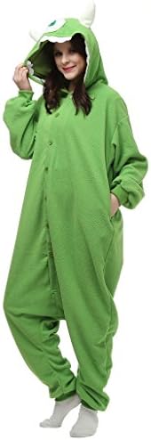 Albrose Cartoon Jumpsuits Pajamas Clothing kigurumi Cosplay Costumes Mike Wazowski S